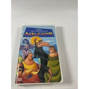 The Emperor's New Groove VHS 2000 Disney Video Tape VTG Clamshell